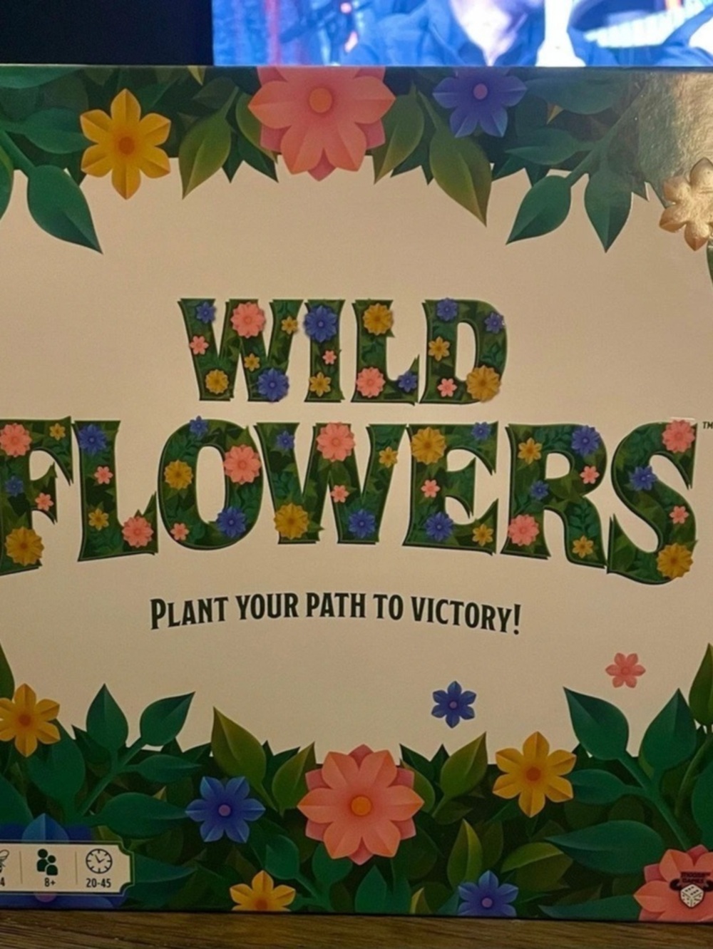 NEW Wild + Wolf Wild Flowers Floral Board Game